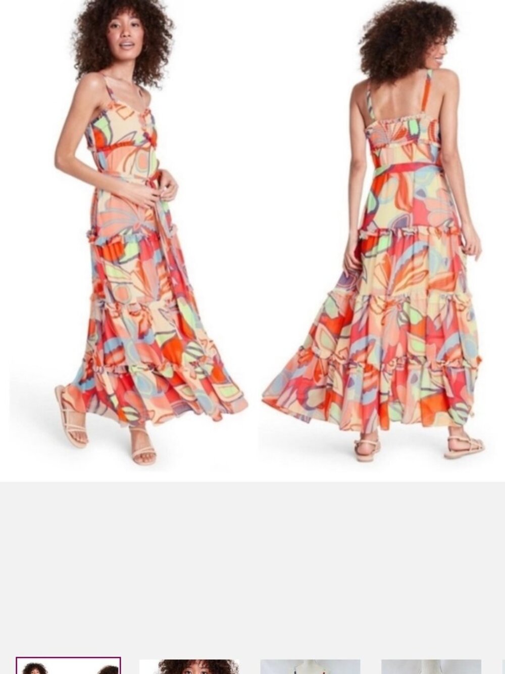 Alexis x target mixed floral sleeveless dress